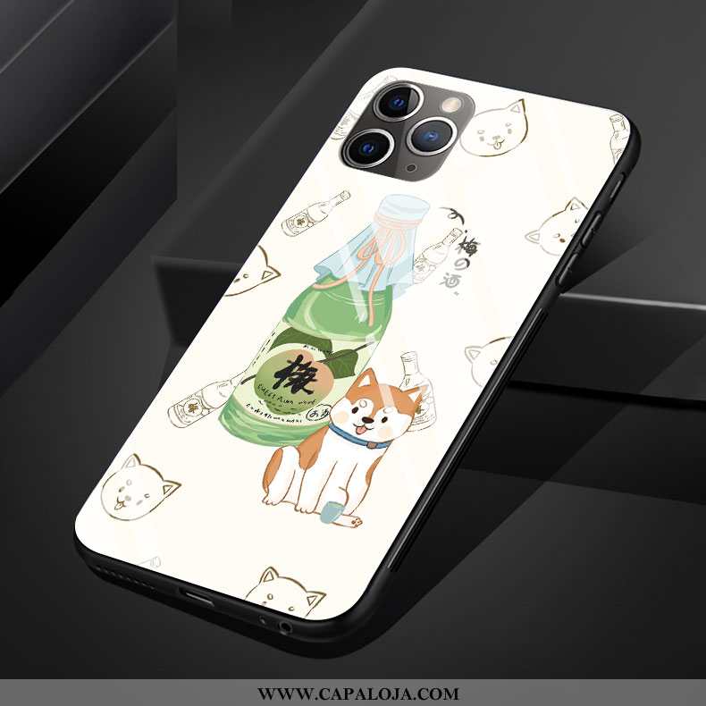 Capas iPhone 11 Pro Max Vidro Casal Macaco Rosa, Capa iPhone 11 Pro Max Desenho Animado Venda