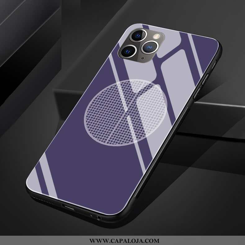 Capas iPhone 11 Pro Max Vidro Midi Telemóvel Silicone Roxo, Capa iPhone 11 Pro Max Protetoras Online