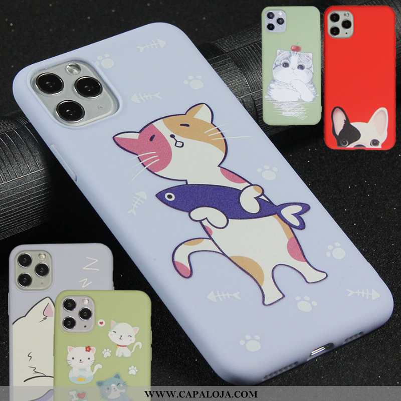 Capas iPhone 11 Pro Silicone Bonitos Azul, Capa iPhone 11 Pro Desenho Animado Baratos