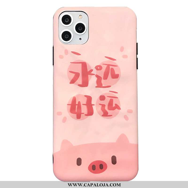 Capas iPhone 11 Pro Silicone Rosa Telemóvel Casal, Capa iPhone 11 Pro Fosco Venda