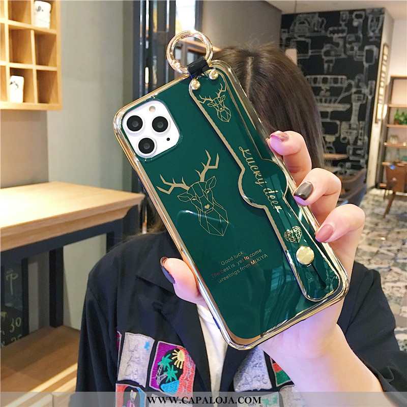 Capas iPhone 11 Pro Soft Feminino Telemóvel Antiqueda Verde, Capa iPhone 11 Pro Luxo Venda