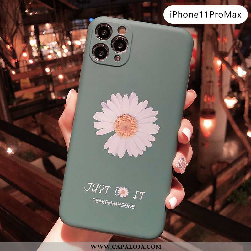 Capas iPhone 11 Pro Soft Florido Crisântemo Verão Azul, Capa iPhone 11 Pro Silicone Venda