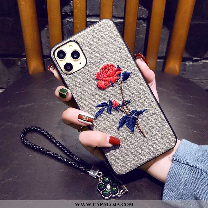 Capas iPhone 11 Pro Tendencia Antiqueda Feminino Cinza, Capa iPhone 11 Pro Soft Comprar