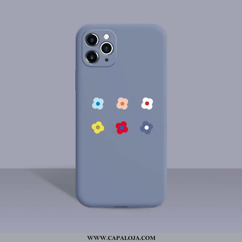 Capas iPhone 11 Pro Tendencia Criativas Completa Fosco Azul, Capa iPhone 11 Pro Soft Barato