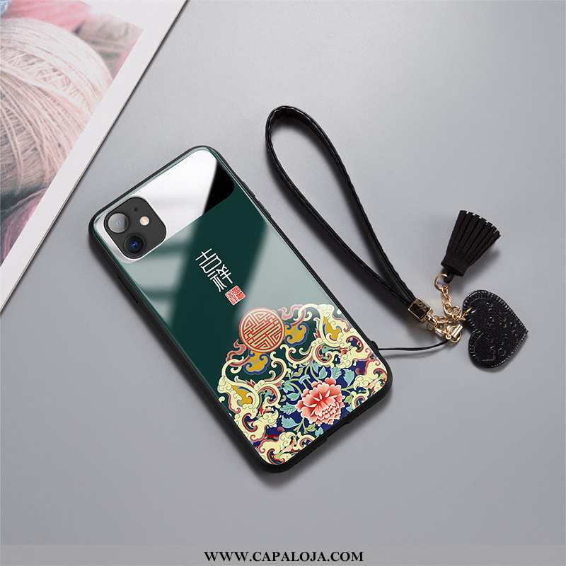 Capas iPhone 11 Silicone Vermelha Antiqueda Personalizada Vermelho, Capa iPhone 11 Vidro Baratos