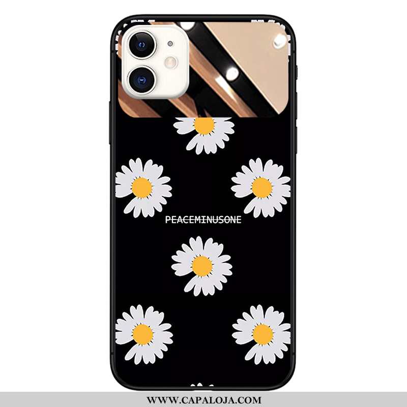 Capas iPhone 11 Tendencia Feminino Preto De Grau, Capa iPhone 11 Vidro Barato