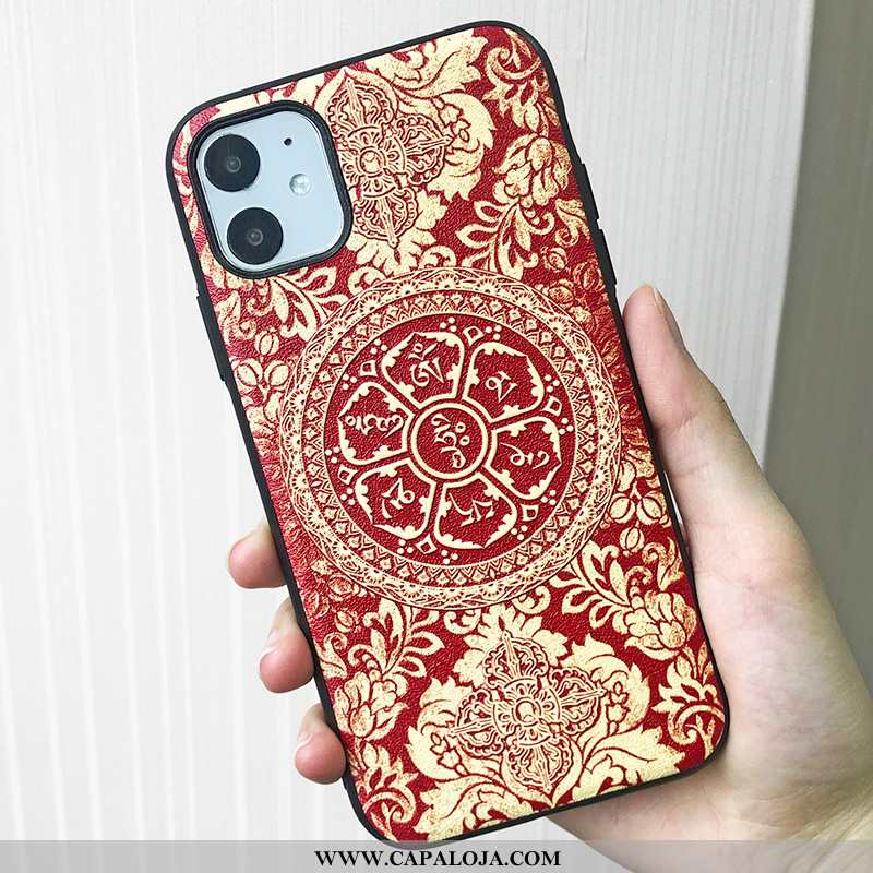 Capas iPhone 11 Tendencia Grande Seda Vermelho, Capa iPhone 11 Midi Promoção