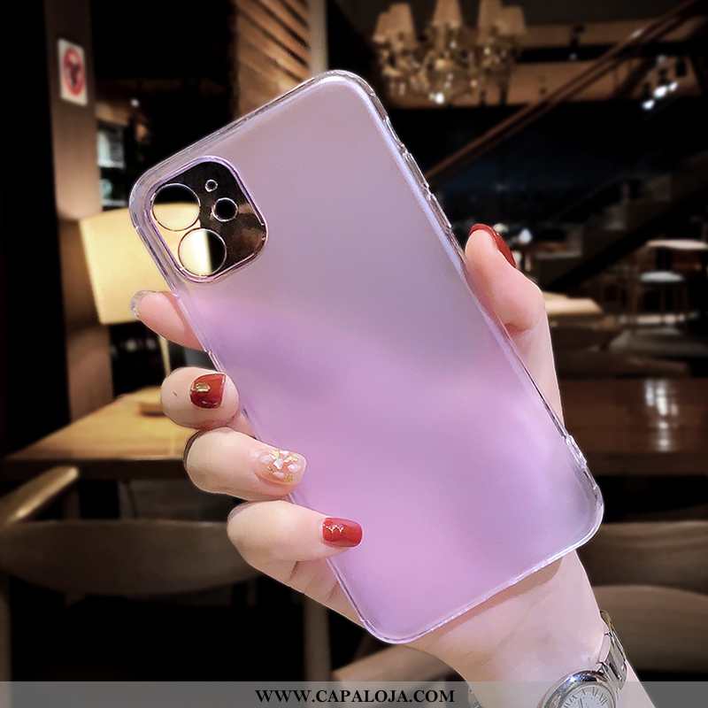 Capas iPhone 11 Tendencia Roxa Silicone Roxo, Capa iPhone 11 Super Venda