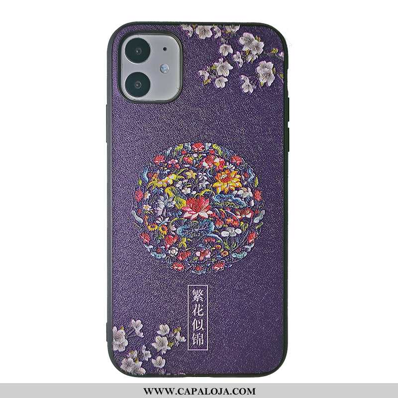 Capas iPhone 11 Tendencia Seda Resistente Midi Laranja, Capa iPhone 11 Floral Comprar