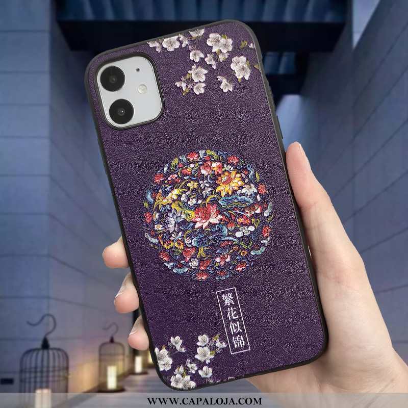 Capas iPhone 11 Tendencia Seda Resistente Midi Laranja, Capa iPhone 11 Floral Comprar