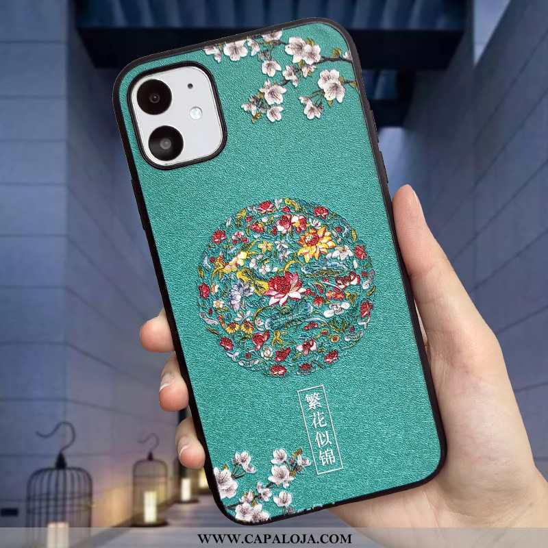 Capas iPhone 11 Tendencia Seda Resistente Midi Laranja, Capa iPhone 11 Floral Comprar