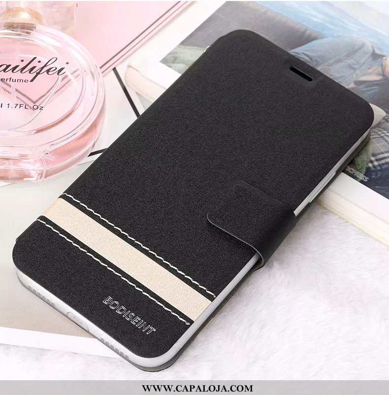 Capas iPhone 6/6s Couro Cases Telemóvel Antiqueda Preto, Capa iPhone 6/6s Completa Comprar