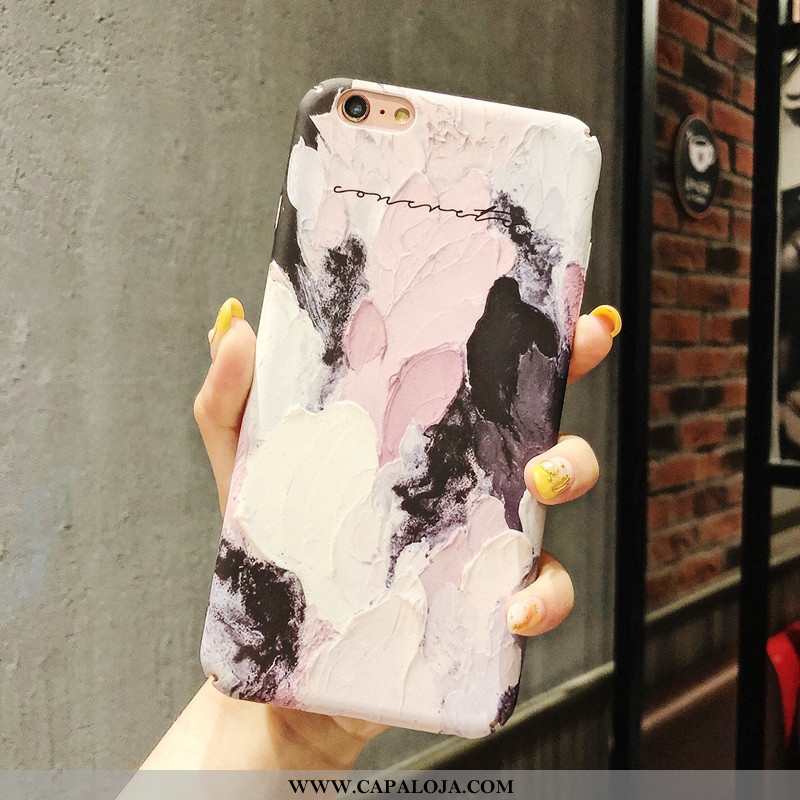 Capas iPhone 6/6s Plus Retro Cases Completa Roxo, Capa iPhone 6/6s Plus Fosco Barato