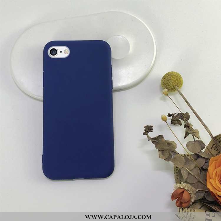 Capas iPhone 6/6s Silicone Feminino Cases Azul, Capa iPhone 6/6s Soft Baratos