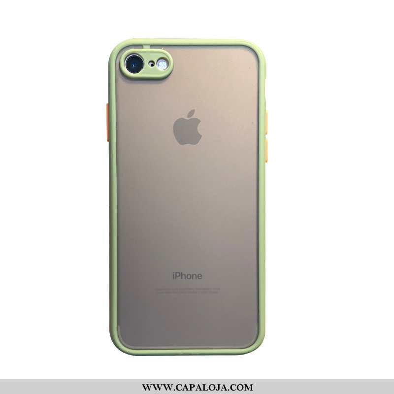 Capas iPhone 7 Fosco Antiqueda Telemóvel Verde, Capa iPhone 7 Tendencia Venda