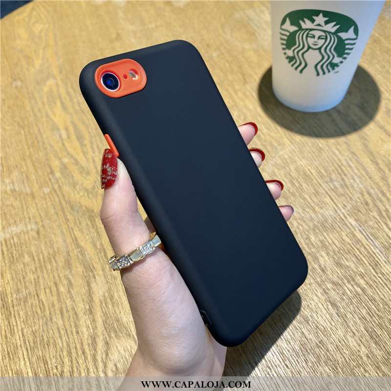 Capas iPhone 7 Fosco Antiqueda Telemóvel Vermelho, Capa iPhone 7 Silicone Online