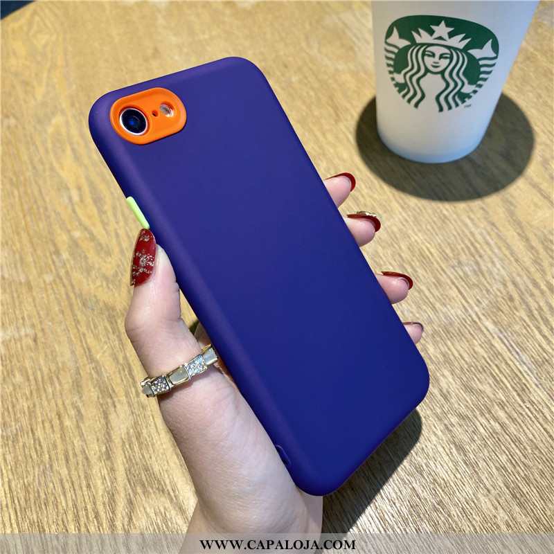 Capas iPhone 7 Fosco Antiqueda Telemóvel Vermelho, Capa iPhone 7 Silicone Online