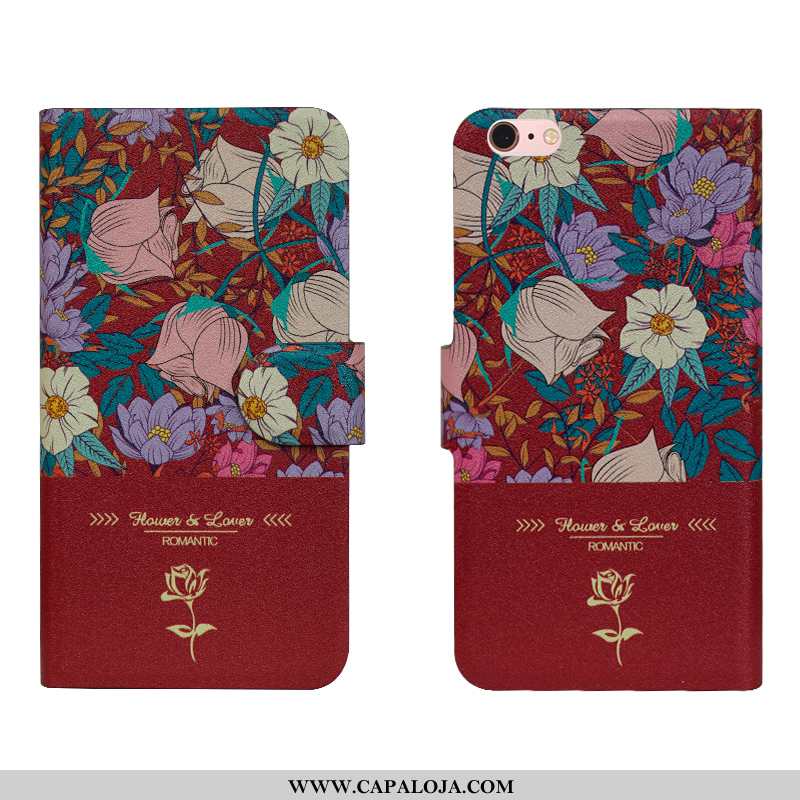 Capas iPhone 7 Personalizada Silicone Floral Tendencia Preto, Capa iPhone 7 Criativas Barato