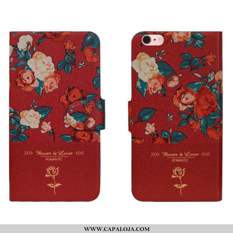 Capas iPhone 7 Personalizada Silicone Floral Tendencia Preto, Capa iPhone 7 Criativas Barato