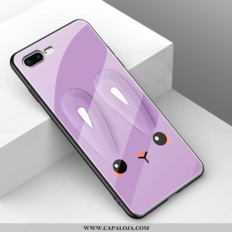 Capas iPhone 7 Plus Desenho Animado Vidro Completa Rosa, Capa iPhone 7 Plus Tendencia Promoção