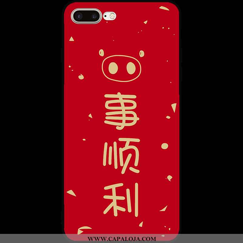 Capas iPhone 7 Plus Protetoras Cases Pu Vermelho, Capa iPhone 7 Plus Desenho Animado Venda