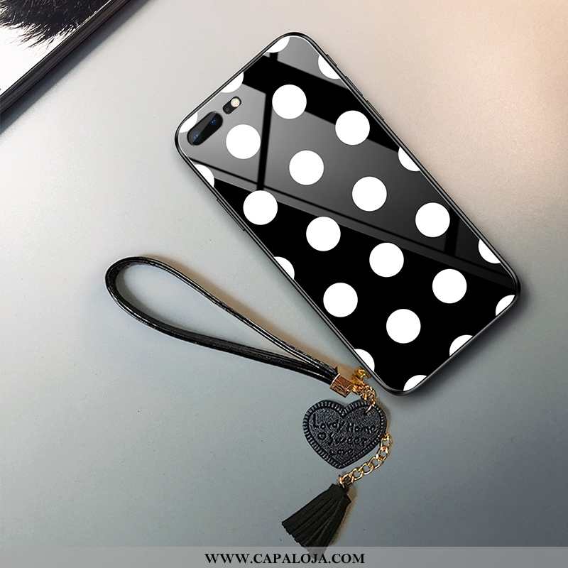 Capas iPhone 7 Plus Vidro Telemóvel Feminino Preto, Capa iPhone 7 Plus Protetoras Venda