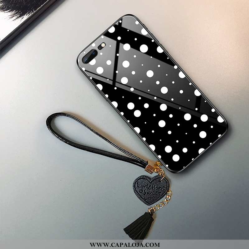 Capas iPhone 7 Plus Vidro Telemóvel Feminino Preto, Capa iPhone 7 Plus Protetoras Venda