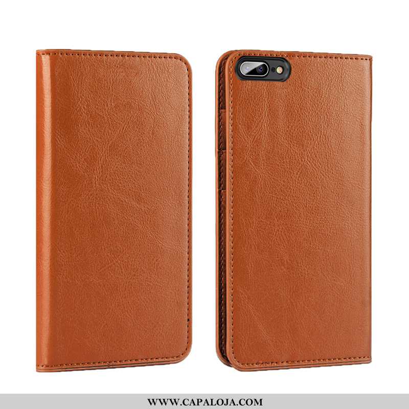 Capas iPhone 8 Plus Couro Legitimo Luxo Cases Antiqueda Amarelo, Capa iPhone 8 Plus Couro Promoção