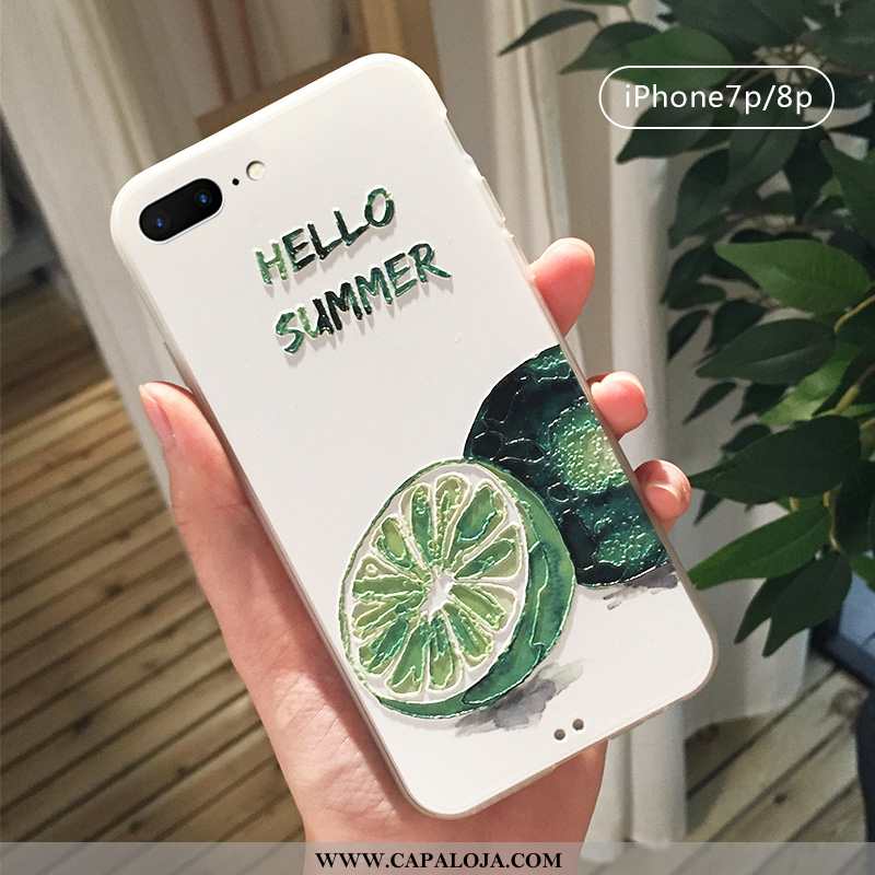 Capas iPhone 8 Plus Criativas Personalizado Novas Verde, Capa iPhone 8 Plus Fosco Promoção