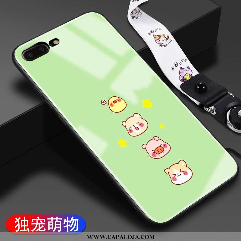 Capas iPhone 8 Plus Desenho Animado Malha Casaco Criativas Verde, Capa iPhone 8 Plus Fofas Comprar