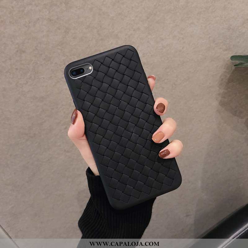 Capas iPhone 8 Plus Protetoras Vermelha Preto Telemóvel, Capa iPhone 8 Plus Silicone Online