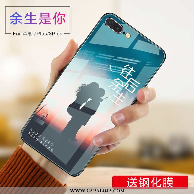 Capas iPhone 8 Plus Tendencia Novas Personalizado Azul, Capa iPhone 8 Plus Super Venda