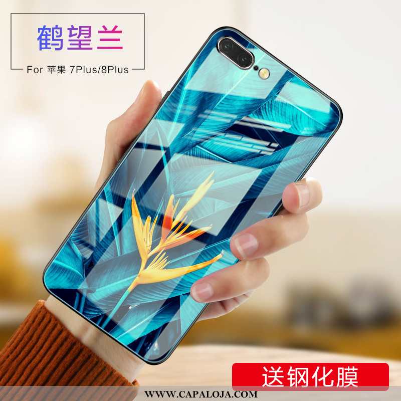 Capas iPhone 8 Plus Tendencia Novas Personalizado Azul, Capa iPhone 8 Plus Super Venda