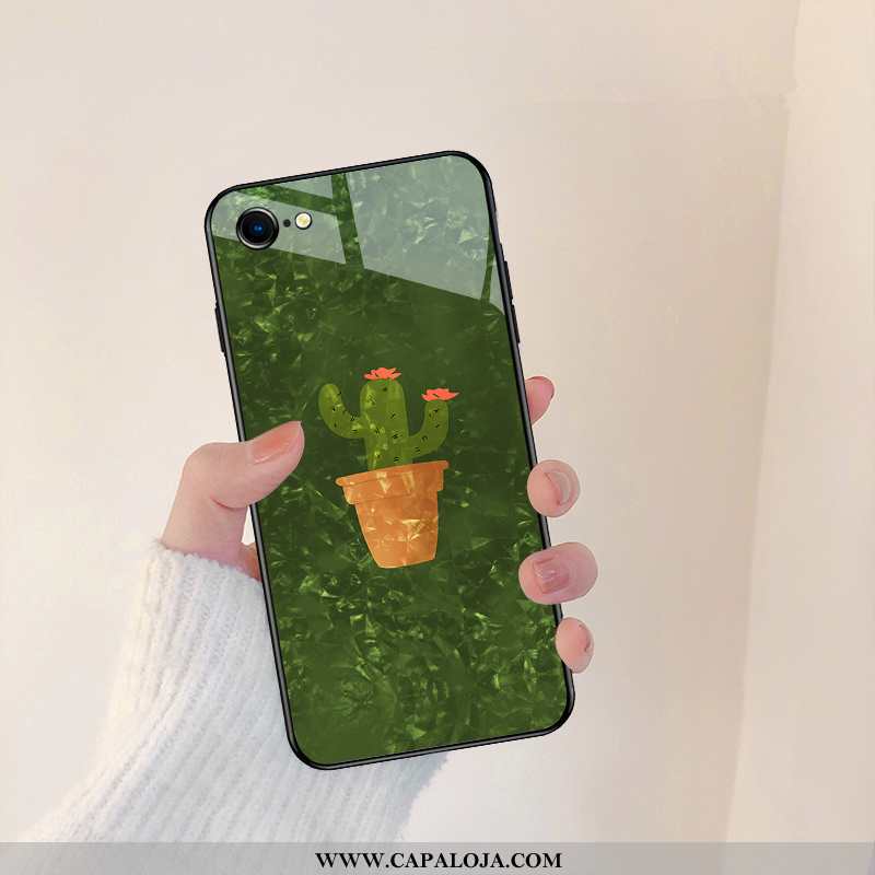 Capas iPhone 8 Super Telemóvel Simples Personalizado Verde, Capa iPhone 8 Silicone Baratos