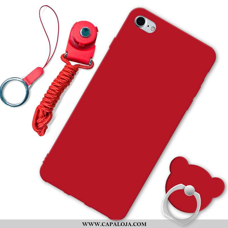 Capas iPhone Se (nouveau) Fosco Silicone Vermelha Cases Vermelho, Capa iPhone Se (nouveau) Personali