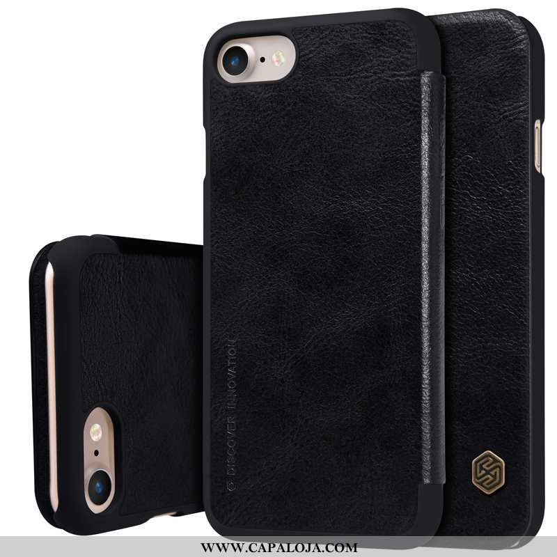 Capas iPhone Se (nouveau) Protetoras Feminino Business Couro Preto, Capa iPhone Se (nouveau) Persona