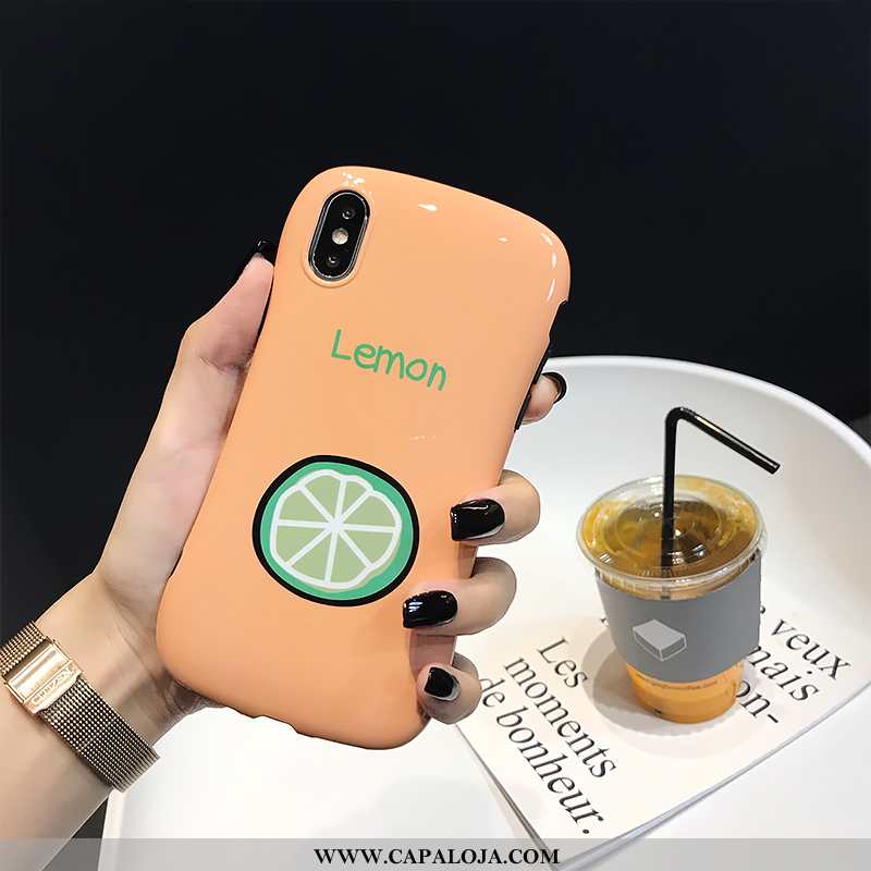 Capas iPhone X Criativas Cases Feminino Frente Vermelho, Capa iPhone X Tendencia Promoção