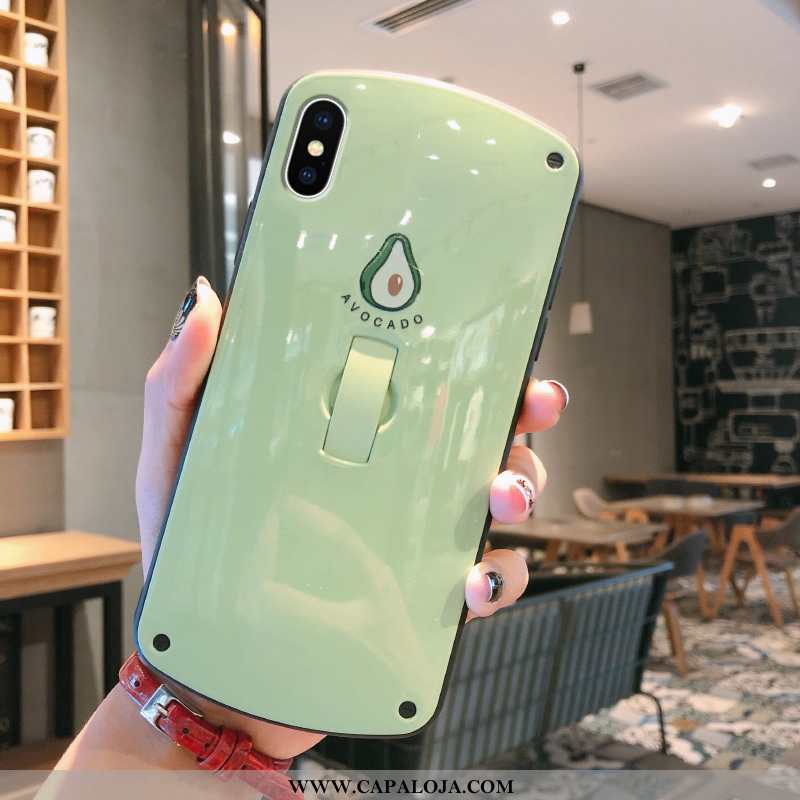 Capas iPhone X Personalizado Tendencia Telemóvel Vermelha Verde, Capa iPhone X Criativas Baratos