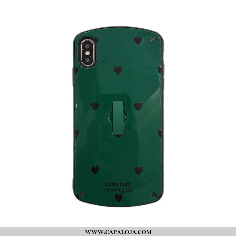 Capas iPhone X Protetoras Coração Antiqueda Casal Azul, Capa iPhone X Tendencia Promoção