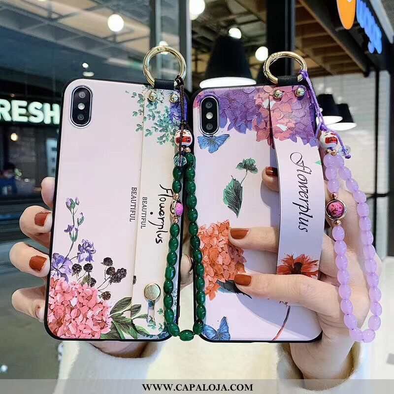 Capas iPhone X Retro Wrisband Pulseira Roxa Roxo, Capa iPhone X Protetoras Venda