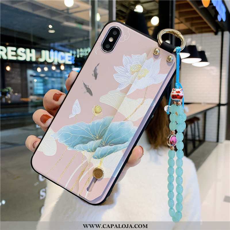 Capas iPhone X Soft Feminino Florais Rosa, Capa iPhone X Protetoras Comprar