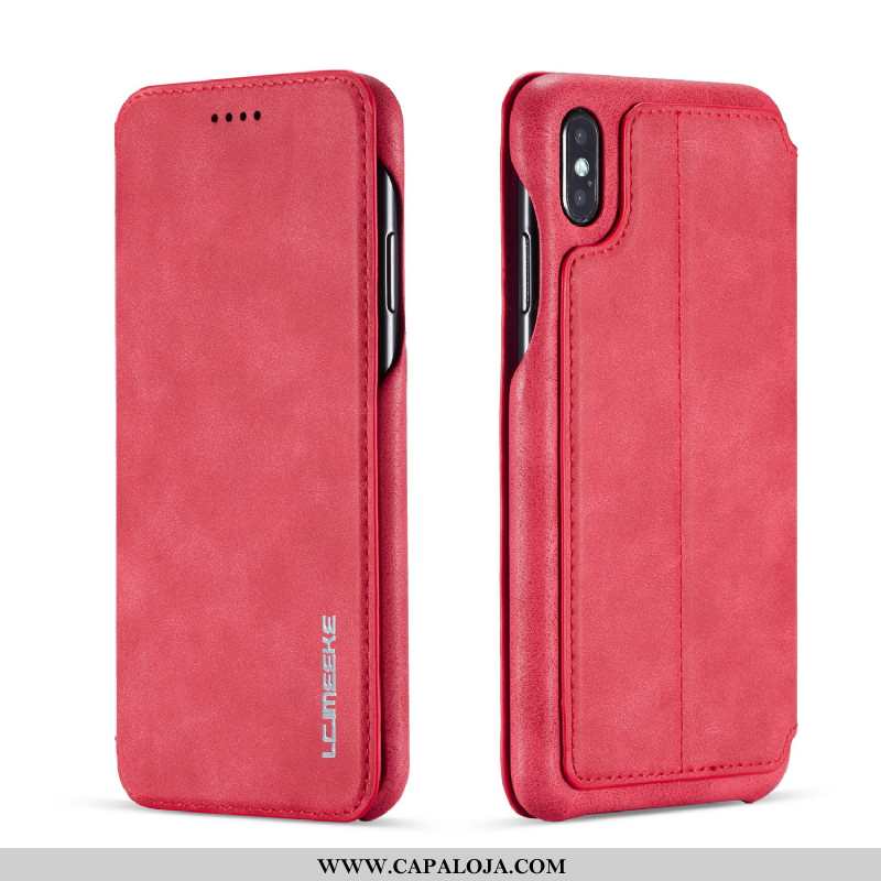 Capas iPhone X Super Feminino Antiqueda Cover Vermelho, Capa iPhone X Protetoras Online