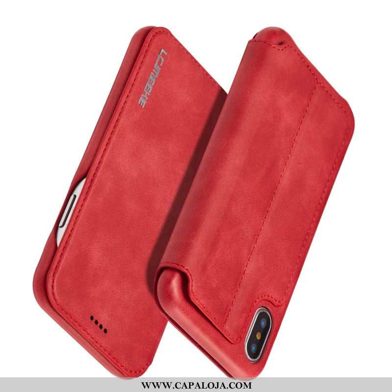 Capas iPhone X Super Feminino Antiqueda Cover Vermelho, Capa iPhone X Protetoras Online