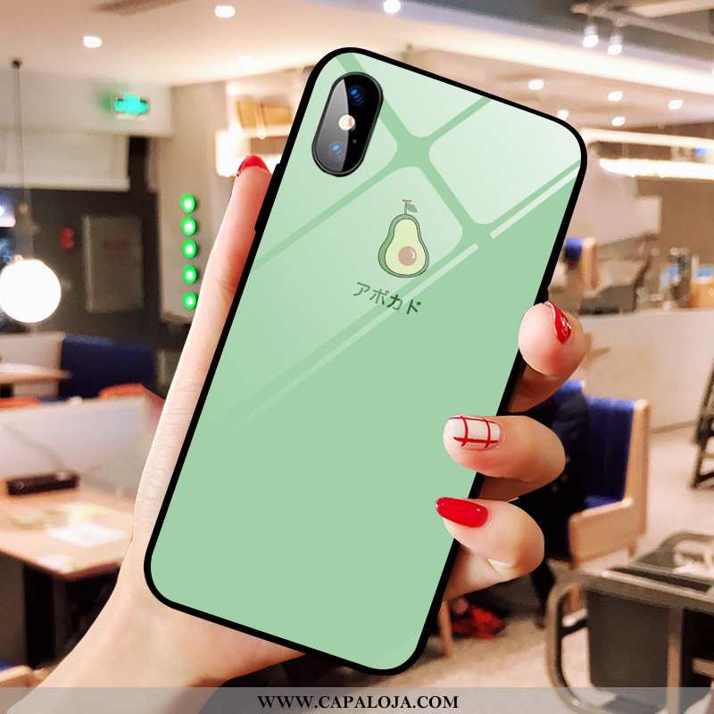 Capas iPhone X Vidro Telinha Malha Verde Amarelo, Capa iPhone X Vermelha Comprar