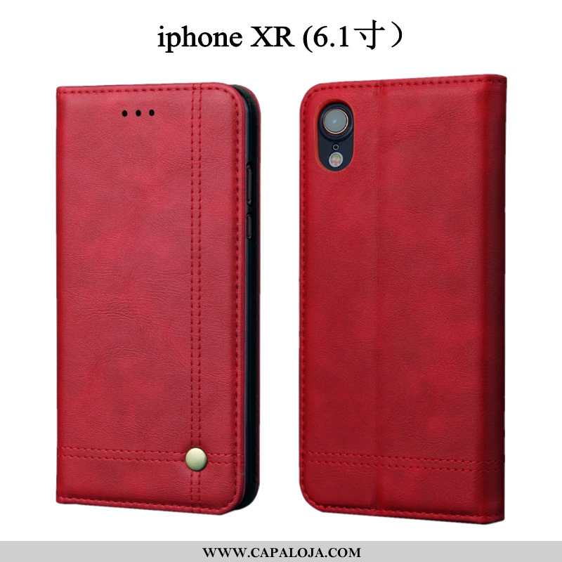 Capas iPhone Xr Couro Feminino Masculino Cover Castanho, Capa iPhone Xr Protetoras Comprar