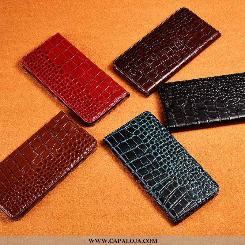 Capas iPhone Xr Couro Legitimo Telemóvel Crocs Vermelho, Capa iPhone Xr Couro Promoção