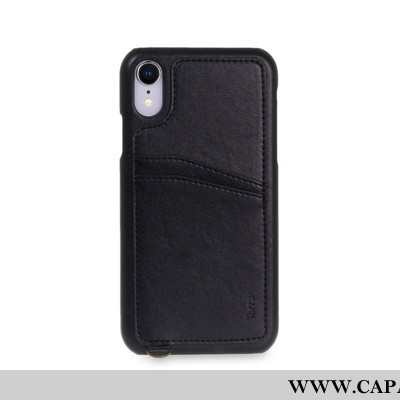 Capas iPhone Xr Couro Marrom Telemóvel Dupla Castanho, Capa iPhone Xr Cases Barato