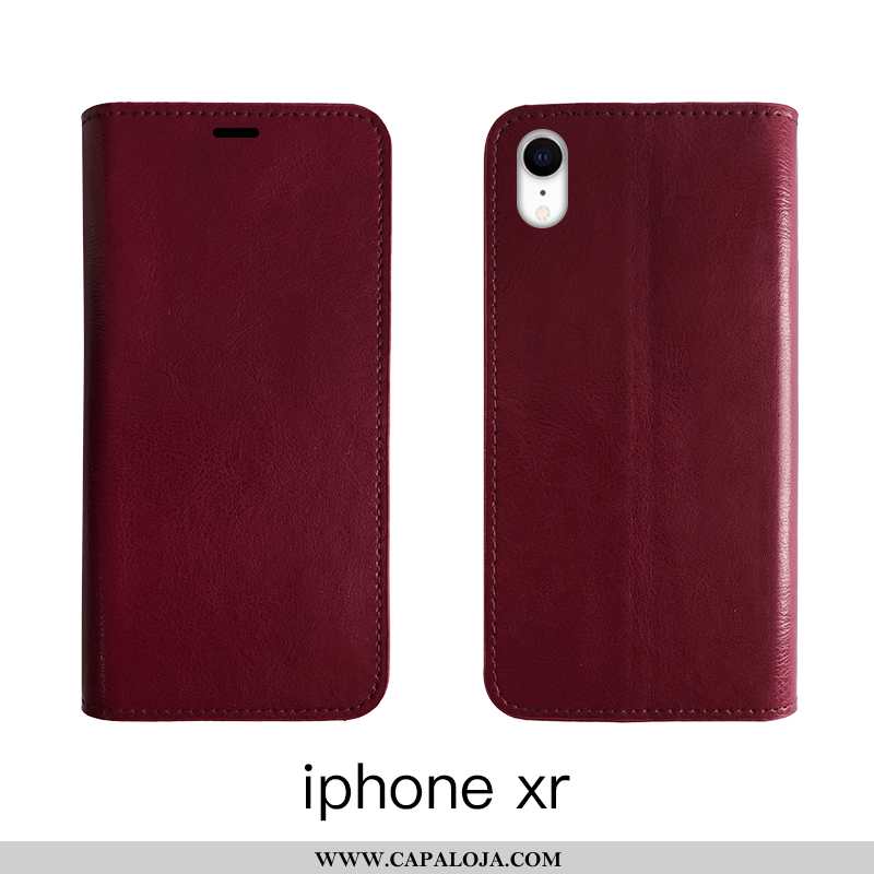 Capas iPhone Xr Protetoras Cases Marrom Castanho, Capa iPhone Xr Couro Legitimo Barato