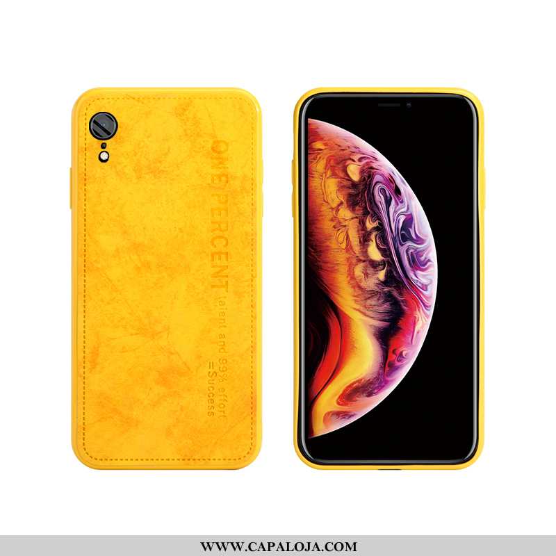 Capas iPhone Xr Super Antiqueda Telemóvel Amarelo, Capa iPhone Xr Silicone Venda