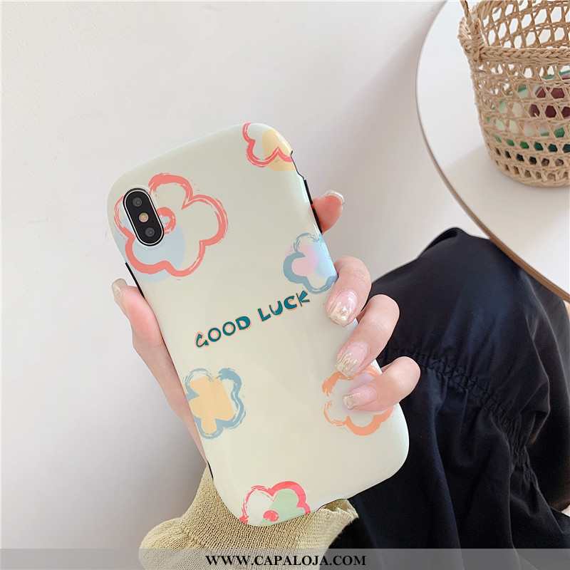 Capas iPhone Xs Florida Telemóvel Branco Feminino, Capa iPhone Xs Pequena Baratos